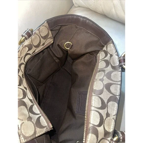 Coach Signature Patchwork Limited Edition Purse Bag F0873-F12843 Leopard VTG Y2K - Picture 14 of 16